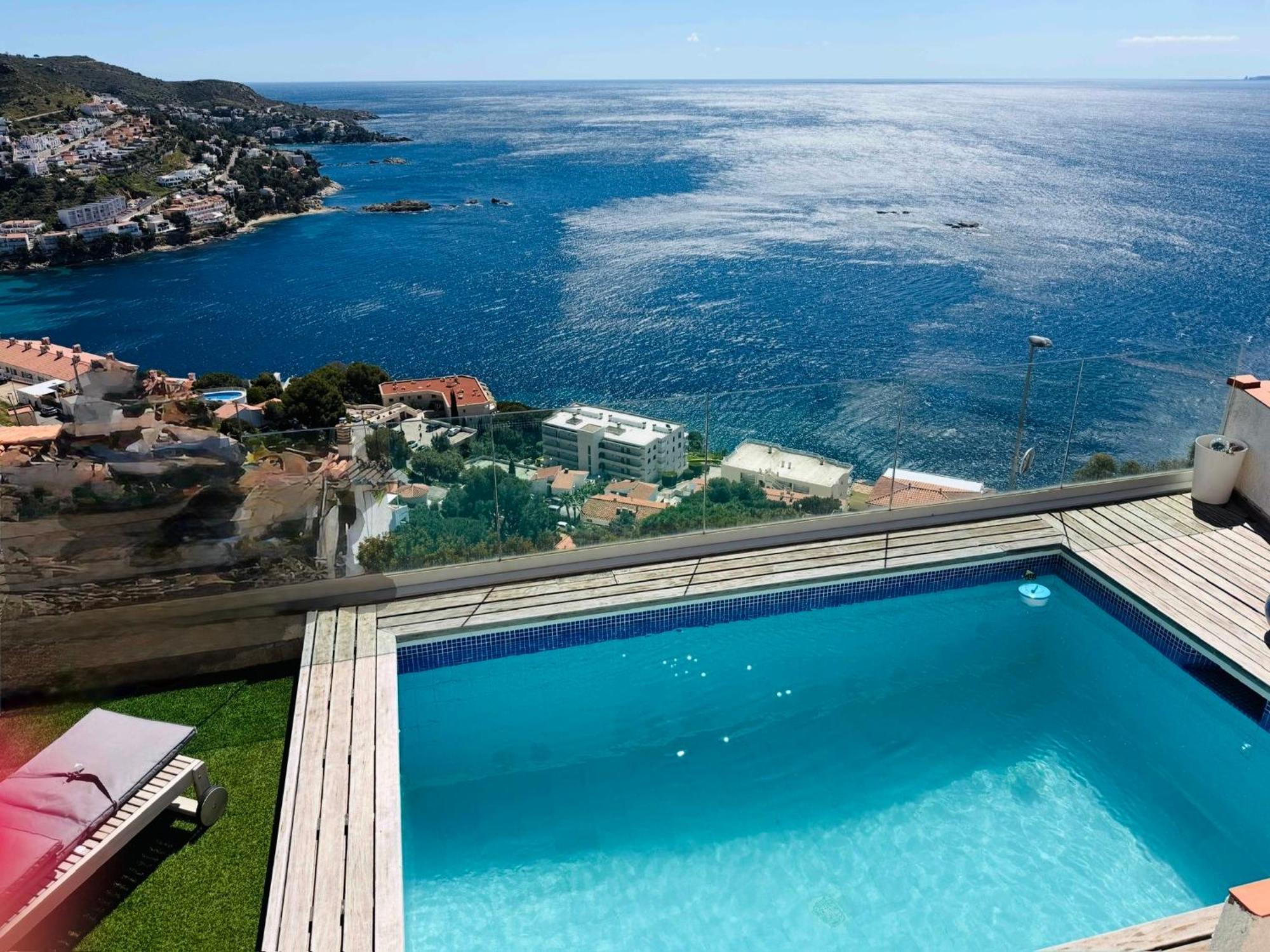 A Canyelles, Piscine Et A Bulles Prives , Vue Panoramique Roses